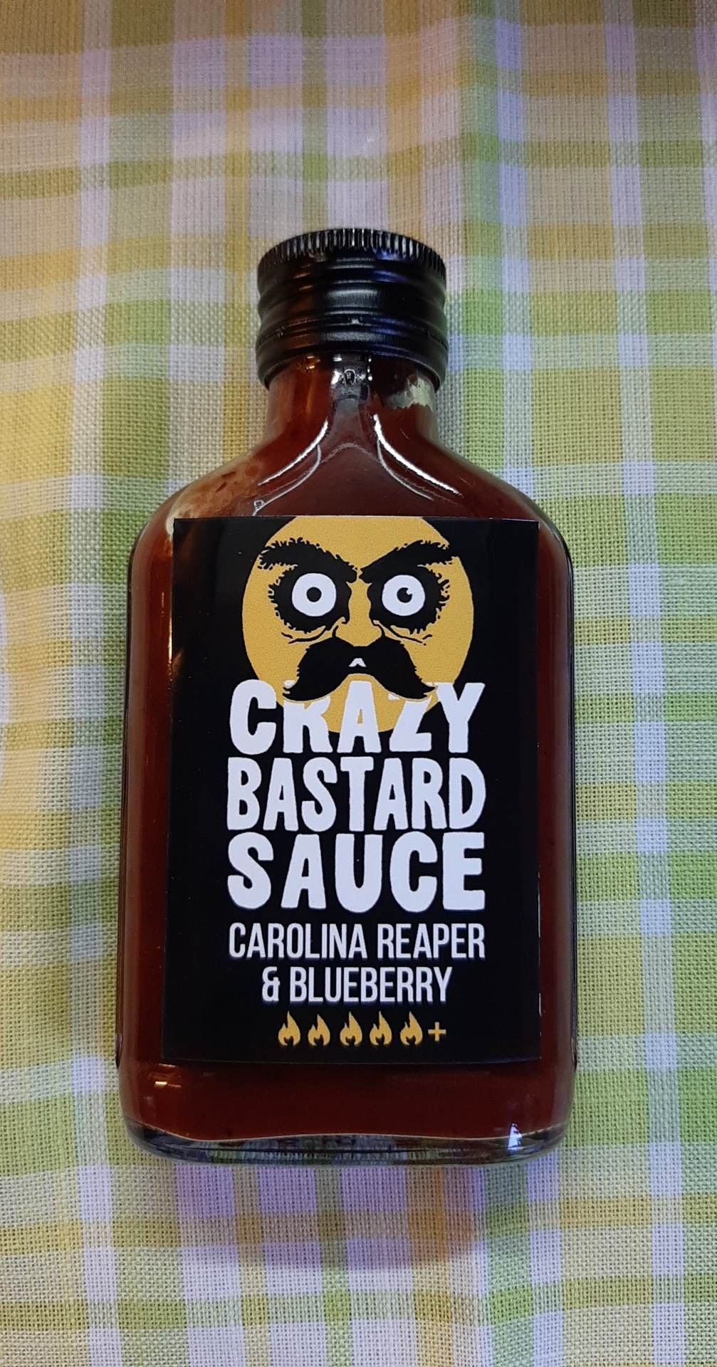Carolina Reaper & Blueberry Hot Sauce : Crazy Bastard Sauce 